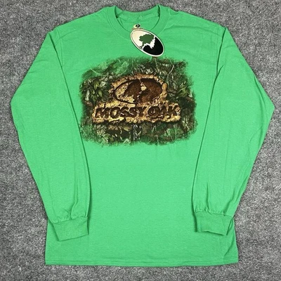 Mossy Oak рубашка мужская M зеленый длинным рукавом камуфляж логотип открытый охоты новый с Ярлыками - Изображение 1 из 4