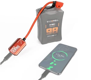 Chargeur rapide SOONWELL PD100 100W USB-PD bi-directionnel avec câble répartiteu - Imagen 1 de 9