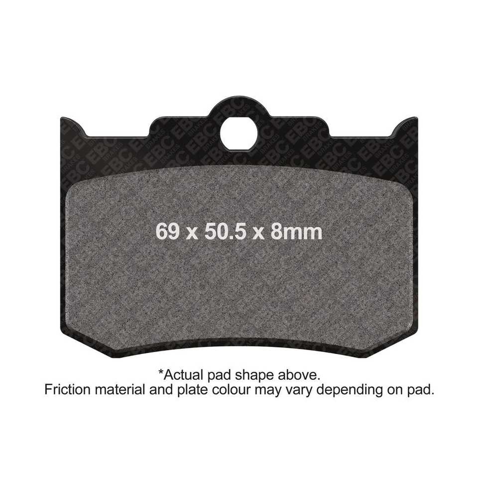 Pastillas de freno delanteras izquierda semi sinterizadas EBC V para Indian Spirit Deluxe 2002-2007 Foto 1 de 1