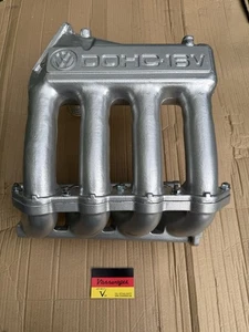 VW GOLF JETTA MK2 GTI KR 16v CORRADO 42mm INLET INTAKE MANIFOLD SET POWDERCOATED - Picture 1 of 15