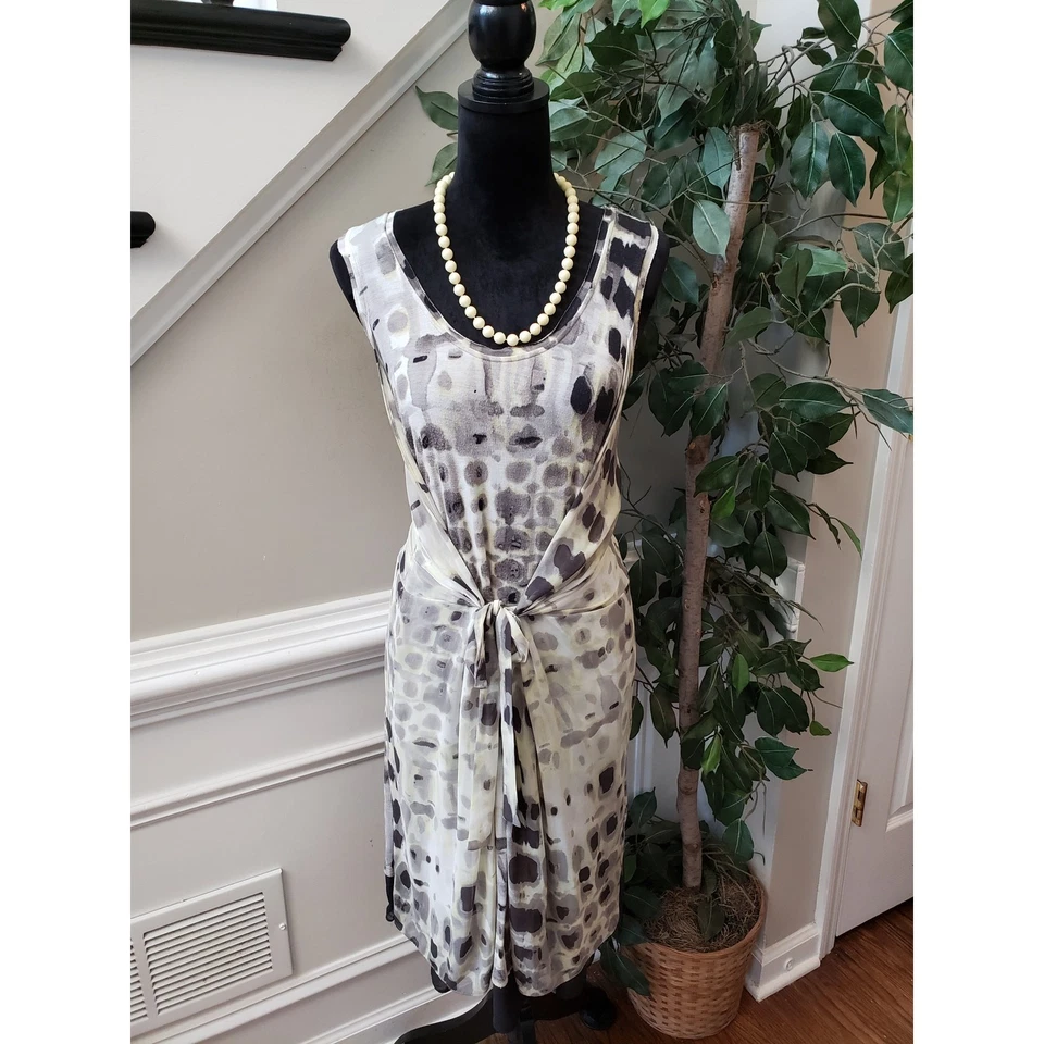 Vestido Vaina Para Mujer Simply Vera Vera Wang Mediano Multi Abstracto Estampado Elástico Foto 1 de 4