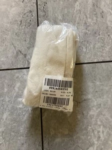 J. Crew NWOT Crewcuts Girls Ivory Ribbed Tights XL - Picture 1 of 2