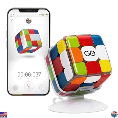 GoCube Edge - Galardonado cubo de velocidad magnético Bluetooth 3x3 y aplicación STEM rompecabezas Foto 1 de 4