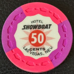 Vintage 1965 Hotel SHOWBOAT Casino Gaming Chip Las Vegas NV Nevada RARE! - Picture 1 of 2