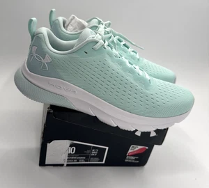 Scarpe da corsa Under Armour donna taglia 10 HOVR sneakers turbolenza verde UA NUOVE - Foto 1 di 14