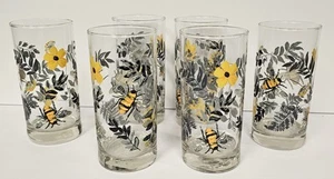Libbey Royal Norfolk Greenbrier Bee 16.3 Oz Glasses Set Of 6 NEW! - Picture 1 of 5