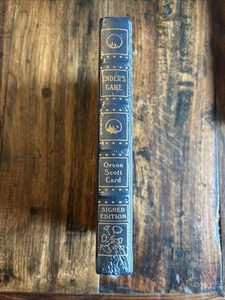 ENDER'S GAME~Easton Press~ORSON SCOTT CARD~SIGNED EDITION~SEALED~(ships in box) - Picture 1 of 7