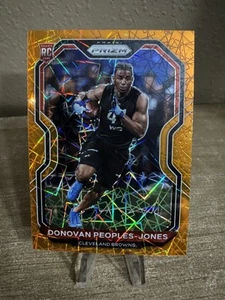 2020 Panini Prizm - Rookie Donovan Peoples-Jones #319 Lazer Prizm (RC) - Picture 1 of 2