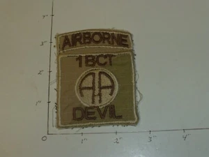 82 Airborne Division 1 BCT DEVIL Middle East Made Desert Patch - Bild 1 von 2
