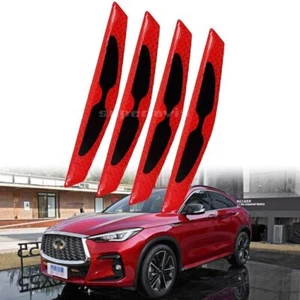 4pcs Door Anti-collision Strip Warning Decorative Sticker For Infiniti QX55 - Picture 1 of 16