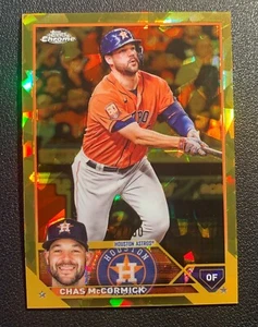 2023 Topps Chrome Sapphire CHAS MCCORMICK #51 Gold /50 SP Houston Astros - Bild 1 von 2