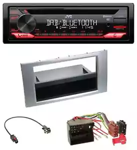 JVC CD DAB USB Bluetooth MP3 Autoradio für Ford Kuga Fusion Transit 05-12 silber - Bild 1 von 8