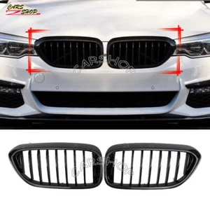 For BMW G30 G31 530i 540i 2018-2022 Carbon Fiber Front Kidney Grille Replace - Picture 1 of 4