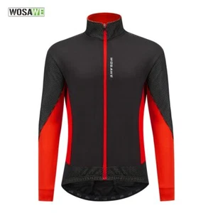 Winter Fahrradjacken MTB Fahrradjacke winddicht Radfahren reflektierender Windschutz - Bild 1 von 12