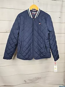 Chaqueta tampón híbrida deportiva con capucha para mujer Tommy Hilfiger talla M #b3b4 - Imagen 1 de 6