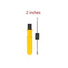 Multi Functional Double Head Slotted Cross Screwdriver Set Yellow 2/3/4 Inch