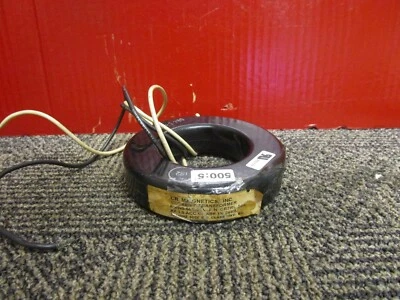 CR MAGNETICS CURRENT TRANSFORMER CR7 RL-501 RATIO 500.5 A 600V VOLT  25 VA 25VA  - Image 1 of 4