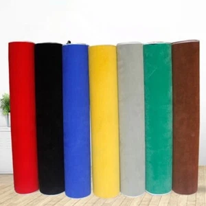 2 Metres Adhesive Sticky Roll Self Back Velvet Felt Fabric Jewelry Wallpaper - Picture 1 of 16