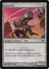 IRON MYR ~mtg EX-NM Scars of Mirrodin Common x4