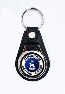SUNBEAM ROOTES GROUP FAUX LEATHER KEY RING/KEY FOB. - Picture 1 of 1