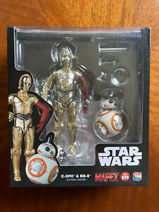 In STOCK Medicom Toy Star Wars "C-3PO + BB-8" SET 029 TFA MAFEX Action Figure