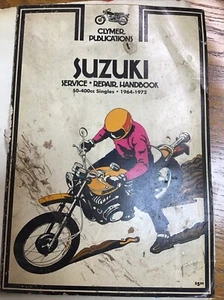 SUZUKI TM400,TS250 R,TS185,TS125,TC125,TS90,M15,A50,K11 CLYMER MANUAL 1964-1972 - Picture 1 of 4
