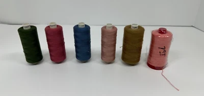 5 Spools  Gunold Stickma Cotty 12- 30 wt/ One Luny 12 Thread Embroidery Thread - Image 1 of 3