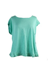 Hue Green Sleeveless Flounce-Hem Pajama Top M - Picture 1 of 3