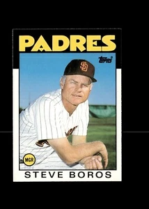 1986 Topps Traded - Steve Boros #15T - Picture 1 of 2