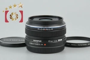 Very Good!! Olympus M.ZUIKO DIGITAL 17mm f/1.8 Black - Picture 1 of 12