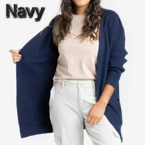 LuLaRoe SMALL ESSENTIAL CARDIGAN ~ EINFARBIG MARINEBLAU ~ Größen 4-6; neu mit Etikett - Bild 1 von 3