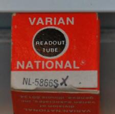Varian Nixie Readout Tubes--NOS-National Electronics NL5866S NL-5866S Dented Box
