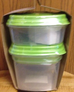 Fit N Fresh Salad Sandwich Portable Lunch Container Combo removable Ice Packs - Picture 1 of 5