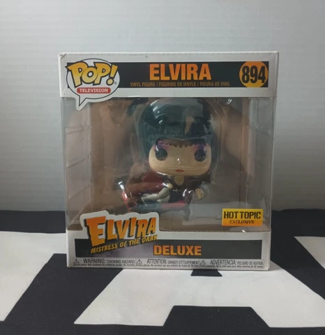 Elvira Hot Topic Exclusive 894 FUNKO POP Television MIB NEW Cover
