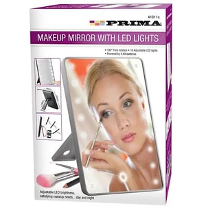 Makeup Mirror 16 Led Lights Bathroom Mirror Touch Illuminated Cosmetic Shaving - Picture 1 of 2
