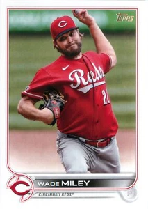 Wade Miley 2022 Topps Series 1 Baseball Card #203 Cincinnati Reds - Picture 1 of 2