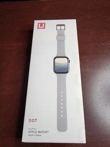 UAG - Dot Silikon Uhrenarmband für Apple Watch 42mm und 44mm - Grau - Bild 1 von 3