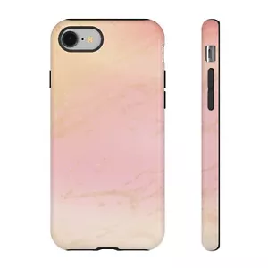Boho Bohemian Chic Rose Gold Marble Tough Phone Case for iPhone, Galaxy, & Pixel - Picture 1 of 277