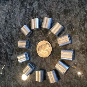 12 1/8 Drahtseil Presshülsen MS51844-84 verzinntes Kupfer Flugzeugklemme - Bild 1 von 4