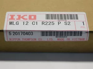 IKO MLG12C1R225PS2 Single Long Slide 225mm Rail C-Lube Linear Motion Way Guide - Picture 1 of 2