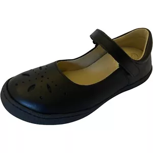 Primigi 49326 Girl's Formal Black Leather Mary Jane Adjustable School Shoes NEW - Picture 1 of 7