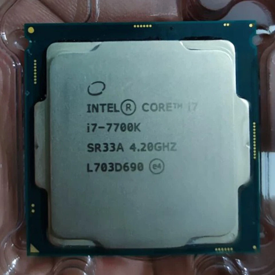 Intel 7th Core i7-7700K SR33A 4.20GHz 4-Core 8-T 8MB 91W LGA-1151 CPU Processor - Image 1 of 1