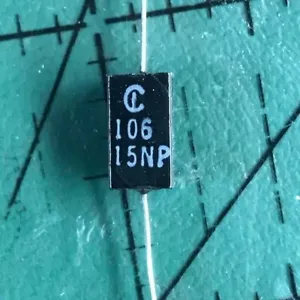 CONDENSADOR DE TANTALIO AXIAL 10UF 15v CGW AVX MNS-015-106A-10 no polar MIL-SPEC - Imagen 1 de 4