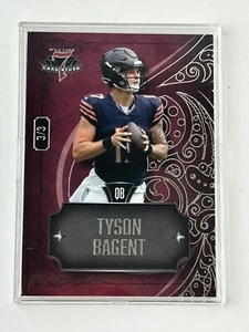 Tyson Bagent 2023 Wild Card 7 Studs #7CSR-62 Rookie Chicago Bears 3/3 - Picture 1 of 2
