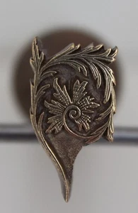 Sehr schönes vergoldetes Eisen Blume Modell 18. Jh. Bronze Goldeinband Binder #53 - Bild 1 von 1