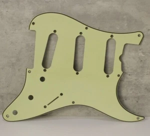 Aged 57 59 Pickguard For Fender Strat Wide Bevel 8 Holes Mint Green - AGP37 - Picture 1 of 5