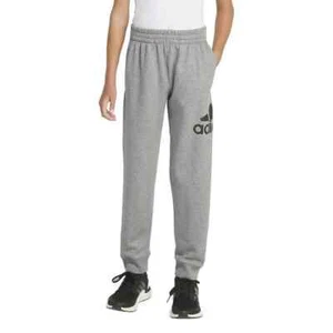 NEW Boy's Adidas Joggers Pants Gray Size Large 14 - 16 - Picture 1 of 10