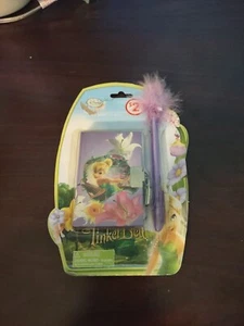 Disney Fairies Tinker Bell Notizblock Tagebuch verschlossen Stift Oldstock Neu - Bild 1 von 3
