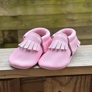 Bird Rock Baby Echtleder PINK Mokassins BABY Größe 3 gebraucht, in einwandfreiem Zustand - Bild 1 von 18