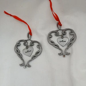 Paar Vintage Hampshire Zinn Mama Du bist immer in meinem Herzen 3" Ornament   - Bild 1 von 5
